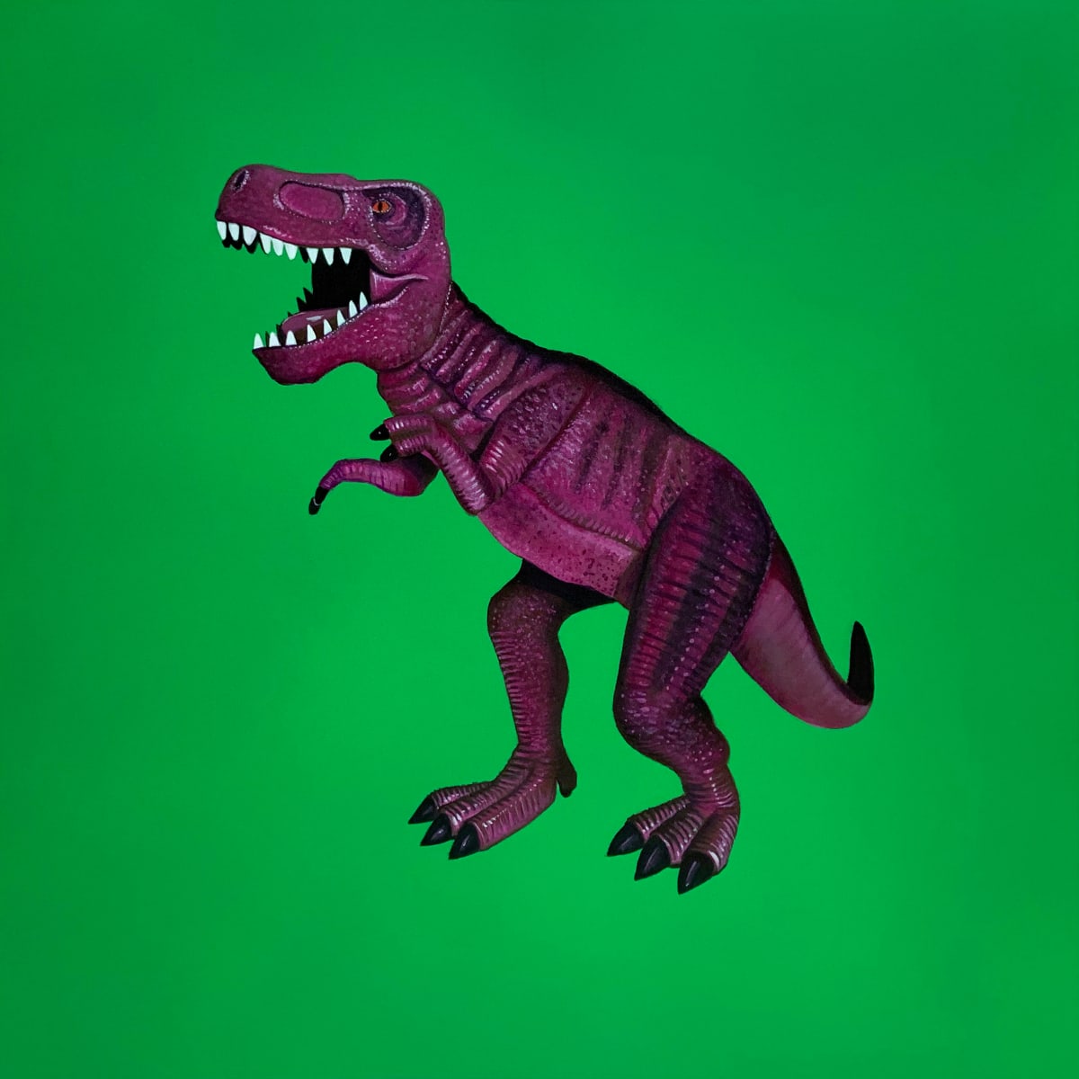 Magenta T.Rex on Green 