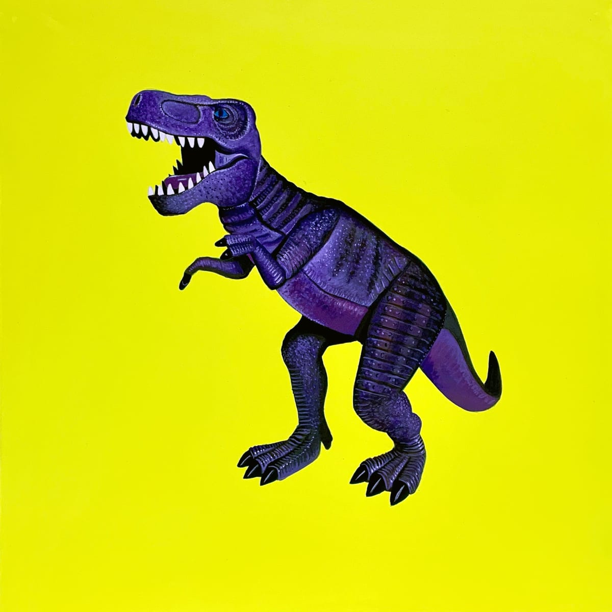 Violet T.Rex on Yellow 