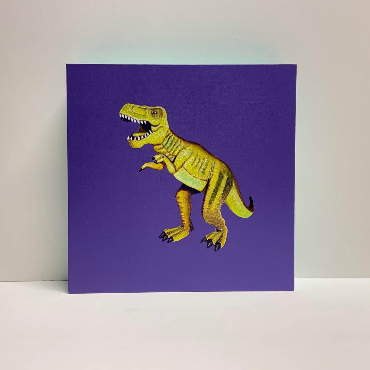 Yellow T.Rex on Violet 