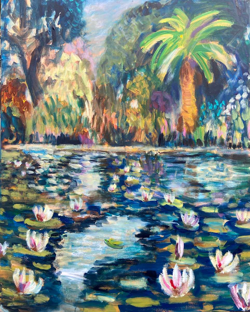 Waterlillies looking for You by Angie Porter 
