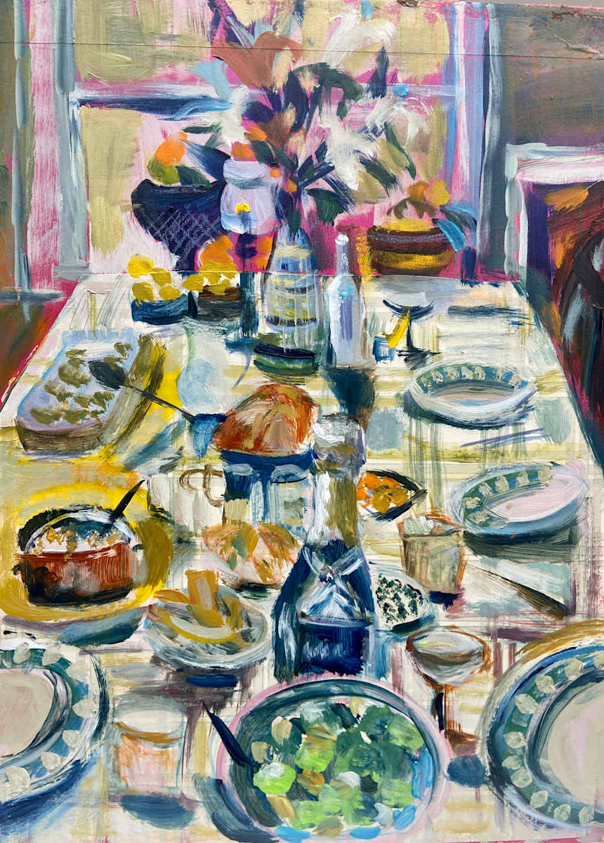 Sunday Lunch by Angie Porter 