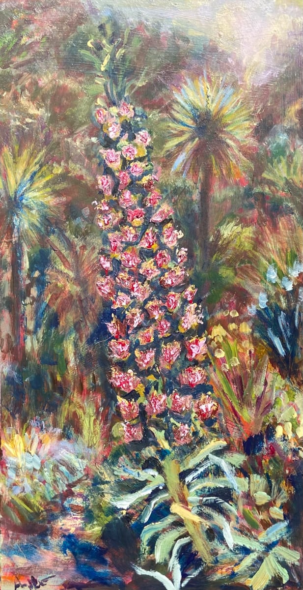 Echium Pillar for Beeing Happy by Angie Porter 
