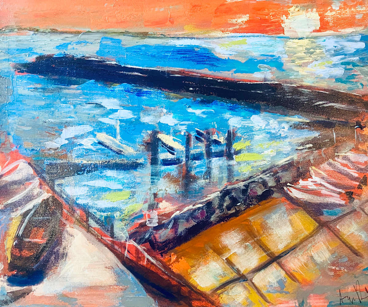 Westbay Sunset by Angie Porter 