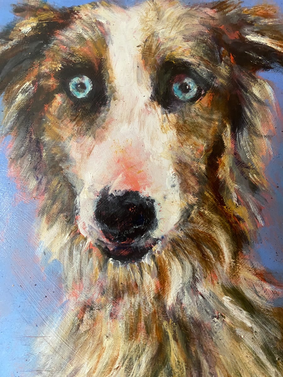 Dog portraits by Angie Porter  Image: SOLD