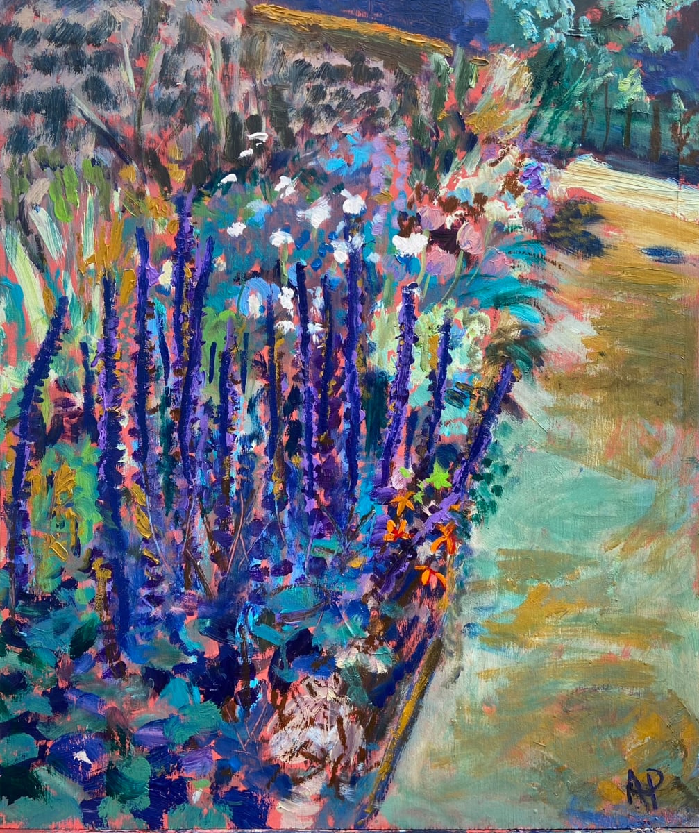 Even Flowers Wear Purple by Angie Porter 