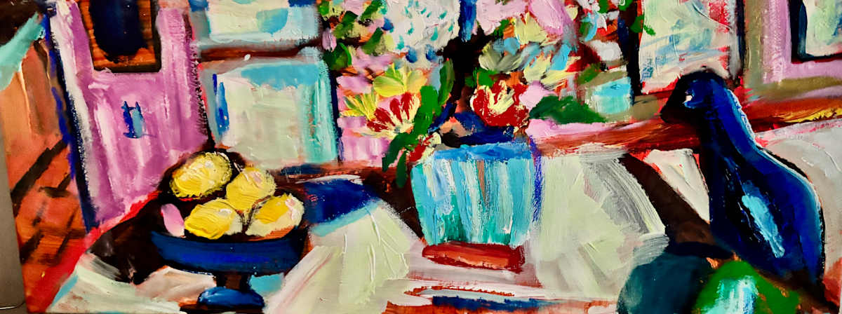 Parrot on my Table by Angie Porter, Image 1.