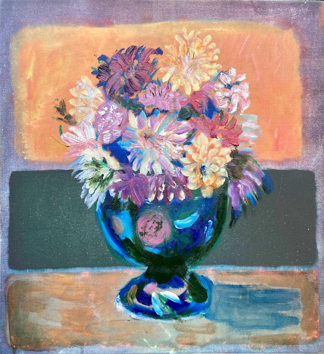 Rothko's Autumn Dahlias by Angie Porter 