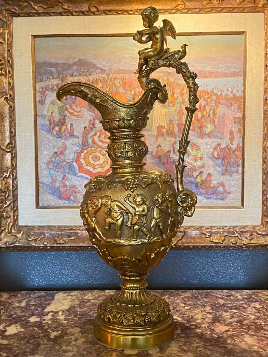Gilt Bronze Ewers, Image 3.