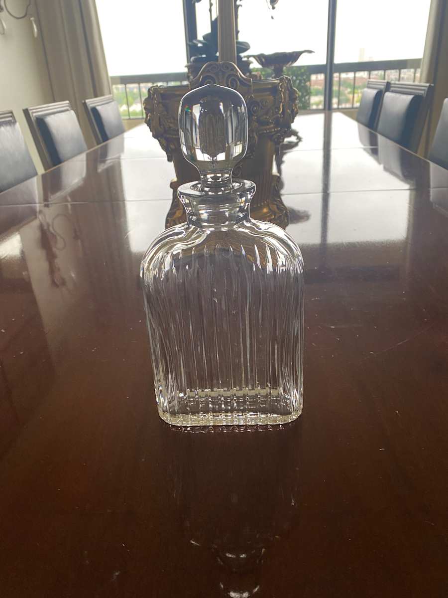 Contemporary Crystal Decanter, Image 1.