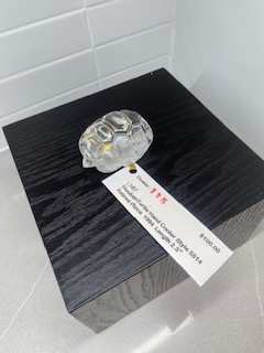 Steuben Turtle Hand Cooler 