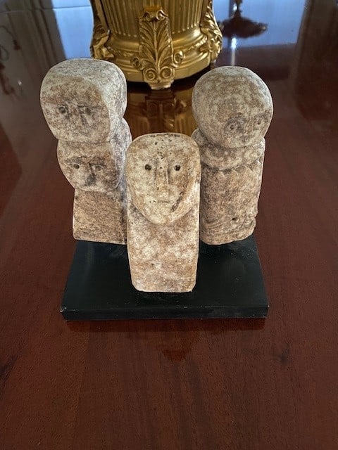 Pre-Columbian Three Heads, Image 1.