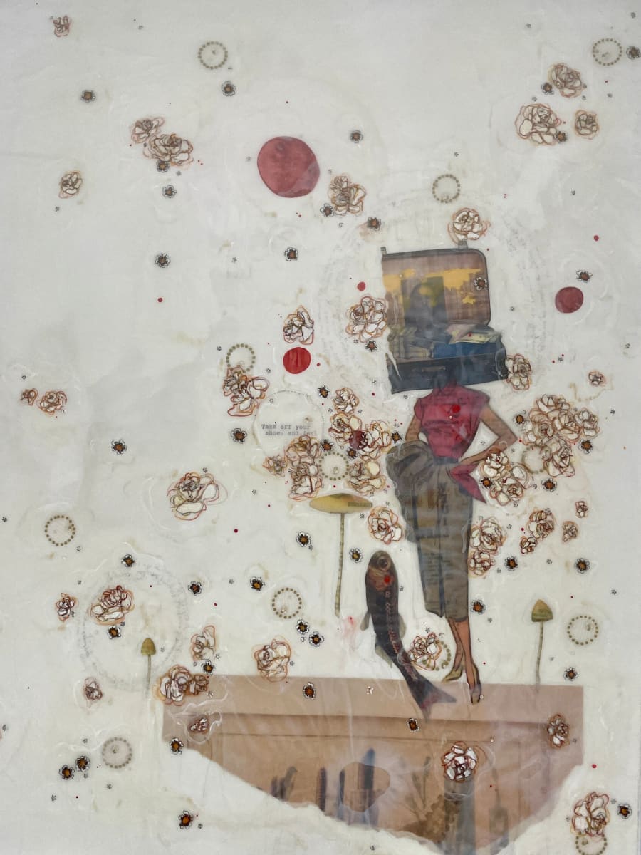 Chronicle Series #4 by Nina Alderete  Image: To continue the creeping 
Take off your shoes and feel 