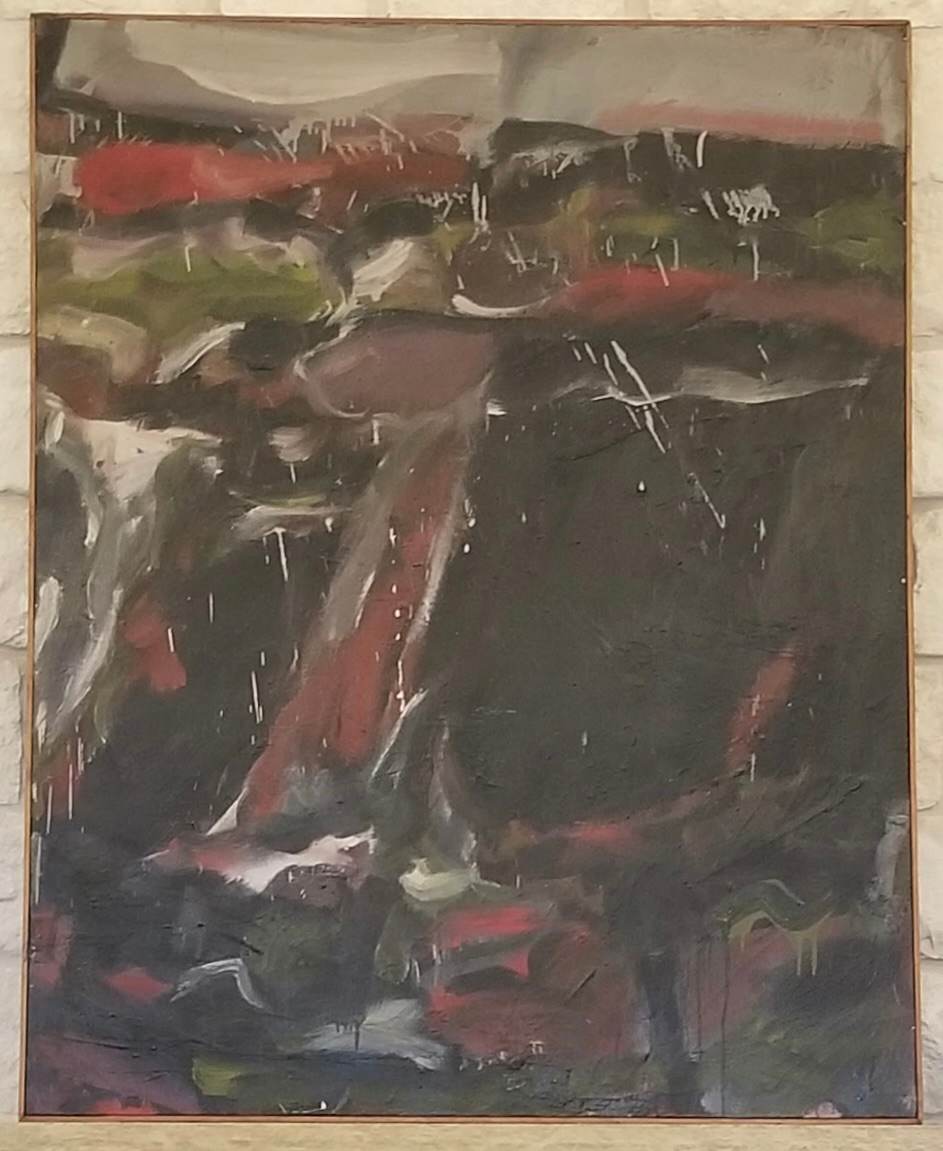 Green, Red, & Purple Landscape* by Harry Lum 