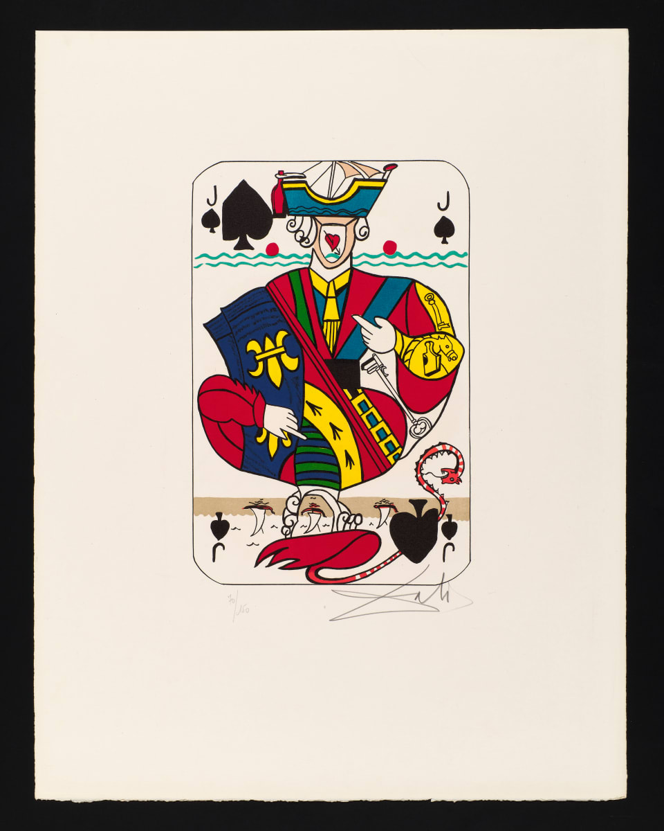 Spades (Jack) by Salvador Dalí 