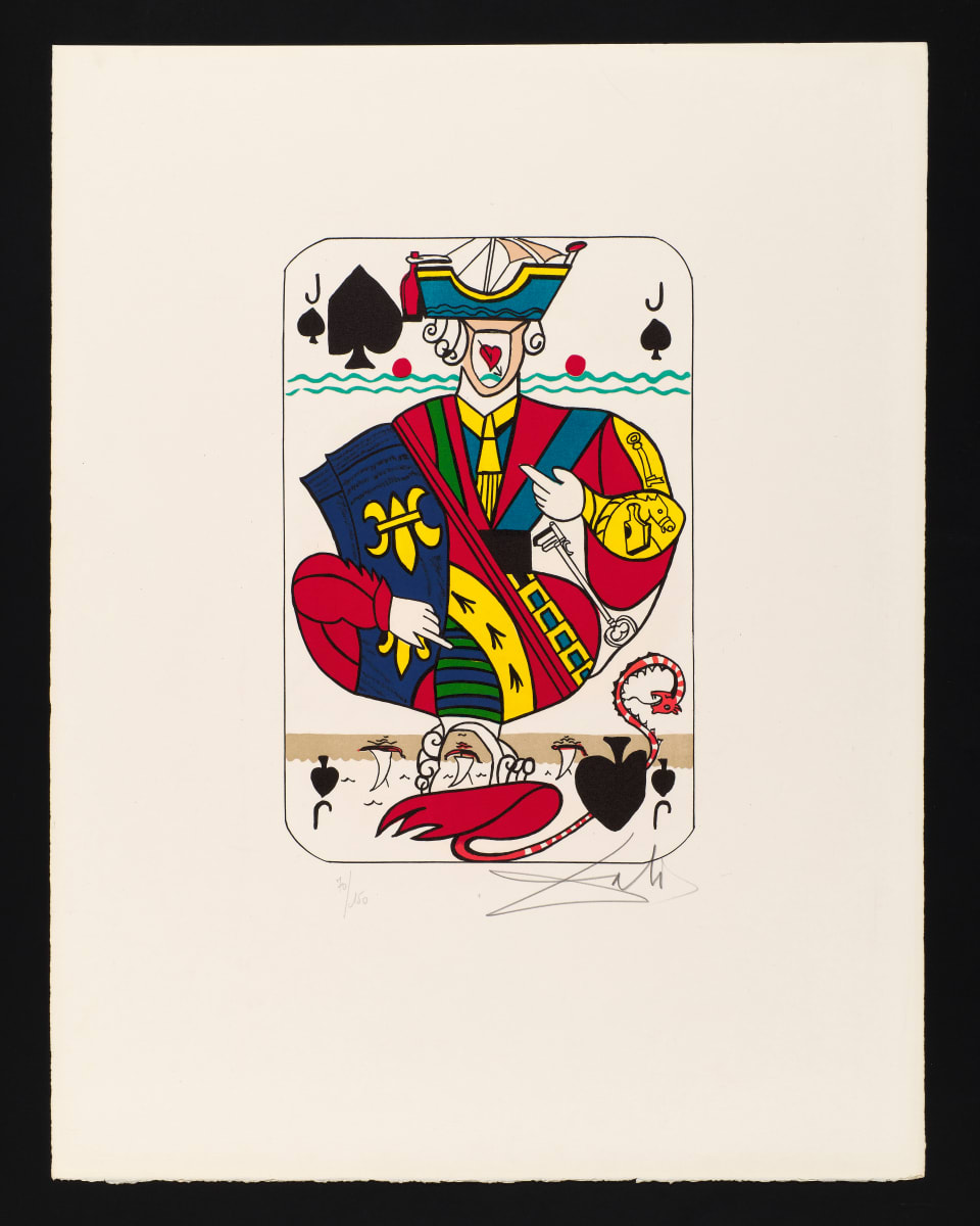 Spades (Jack) by Salvador Dalí 