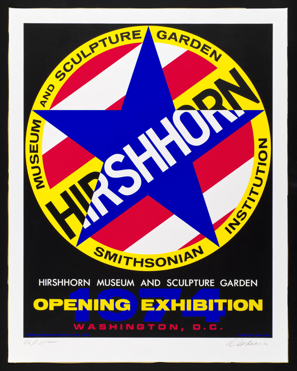 Opening Hirshhorn Museum by Robert Indiana 