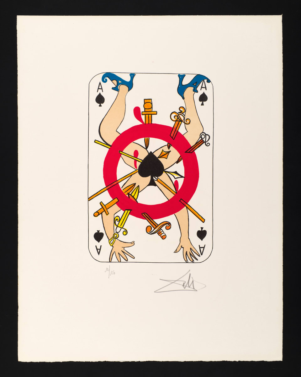 Spades (Ace) by Salvador Dalí 