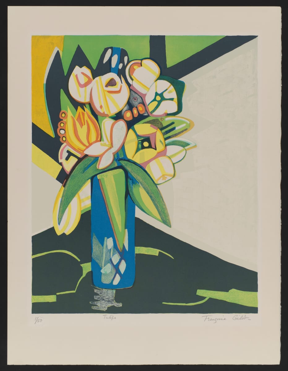 Tulips by Françoise Gilot 
