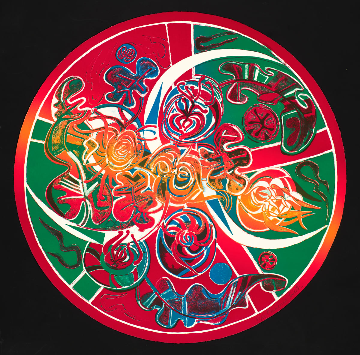 A Rainbow of Flowers by Françoise Gilot 