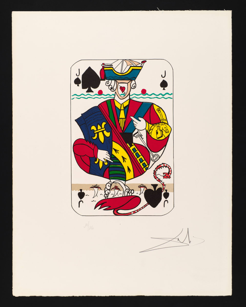 Spades (Jack) by Salvador Dalí 