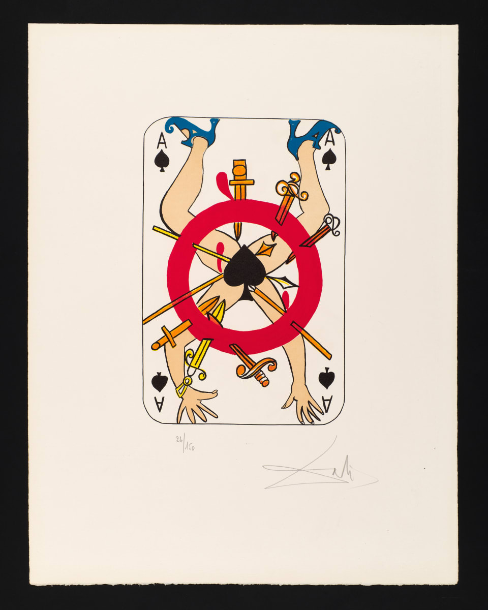 Spades (Ace) by Salvador Dalí 