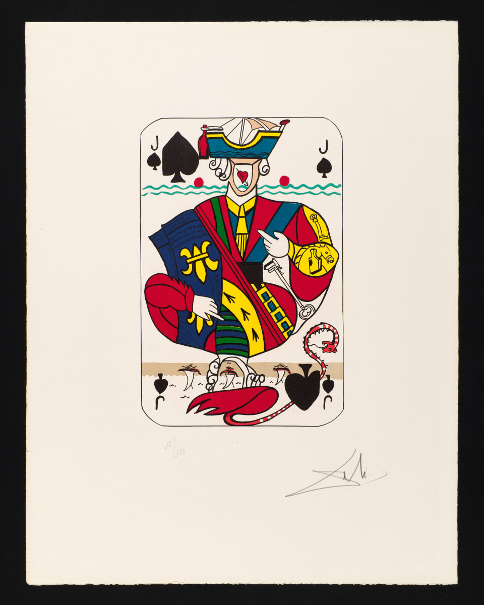 Spades (Jack) by Salvador Dalí 