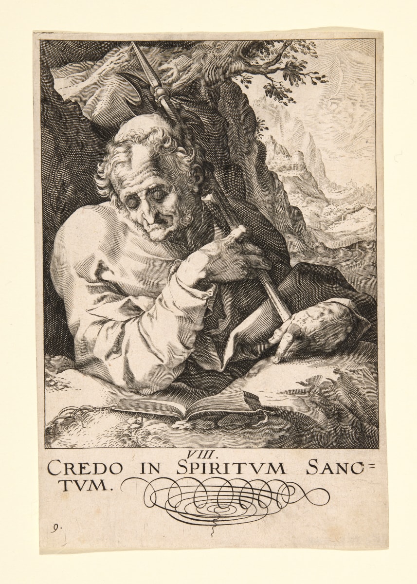 Christ, the Twelve Apostles (9: Saint Matthew) - Copy by Hendrik Goltzius 