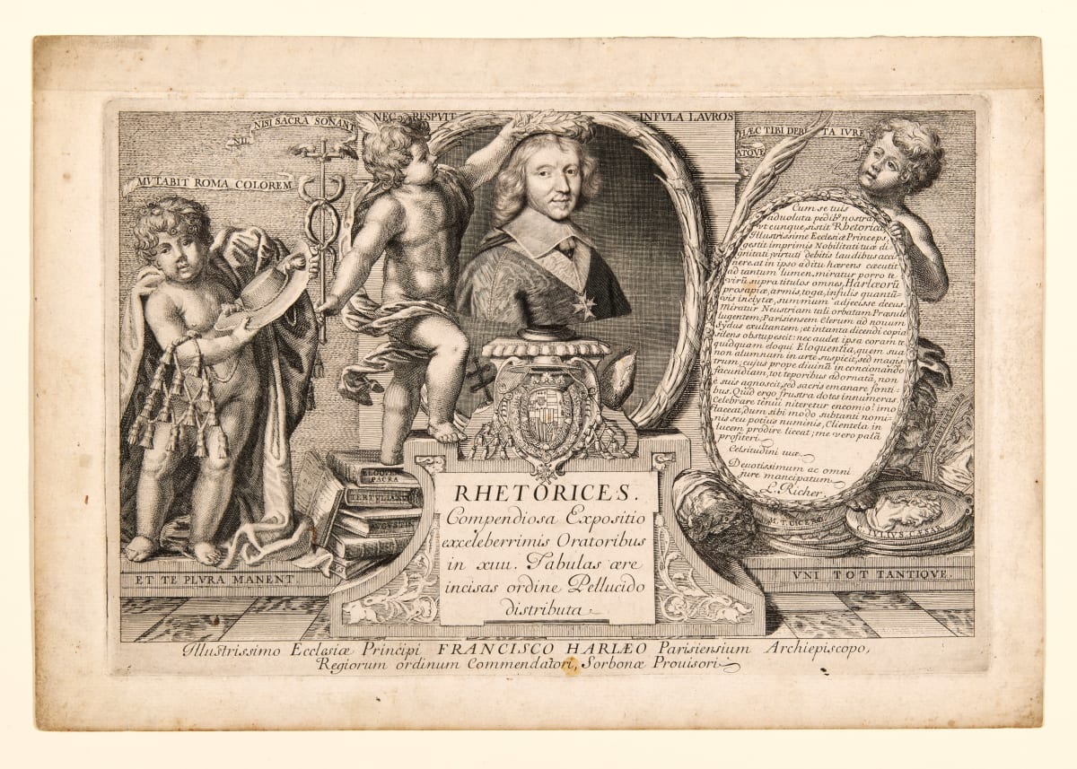 Portrait of Francois de Champvallon de Harlay (Paris 1625-Paris 1695) by Anonymous 