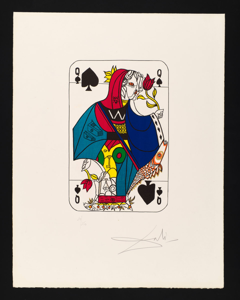 Spades (Queen) by Salvador Dalí 