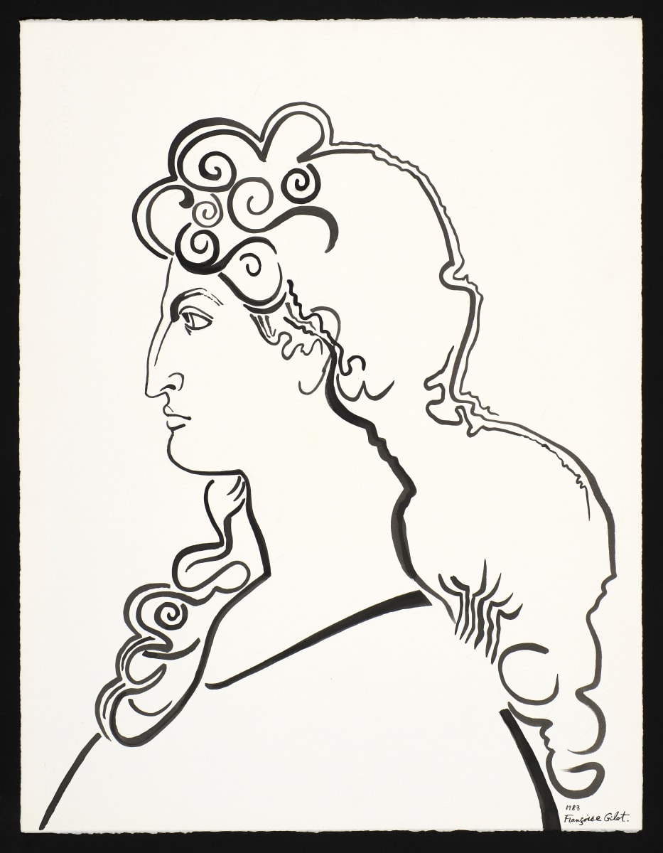 Louis XIV Profile by Françoise Gilot 