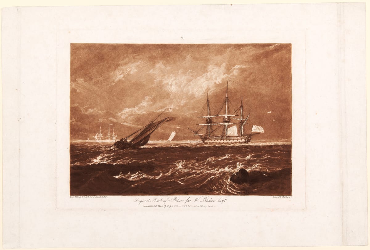 The Leader Sea by Joseph Mallord William Turner 