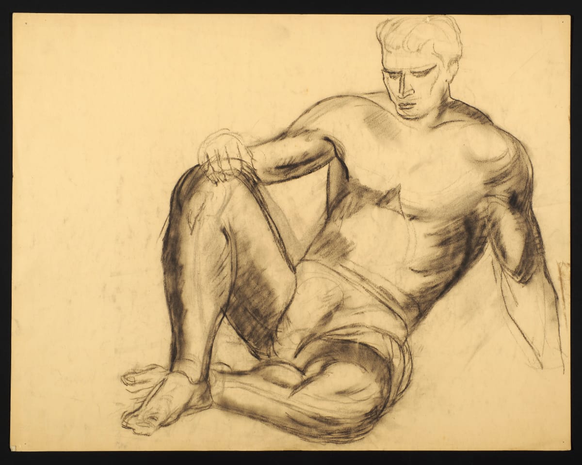 Seated Male by Ann Brockman 