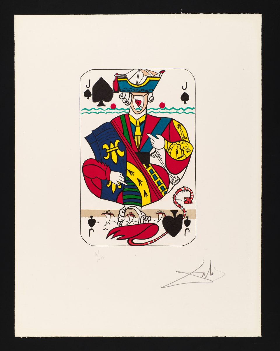 Spades (Jack) by Salvador Dalí 