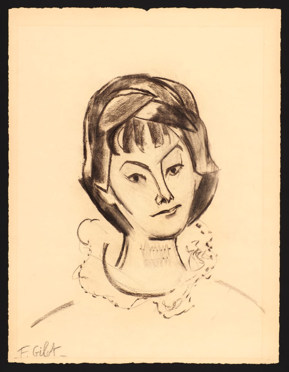 Study for Portrait of Muriel Berman by Françoise Gilot 