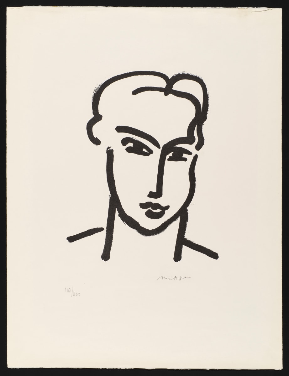 Large Head of Katia (Grande Tête de Katia) by Henri Matisse 