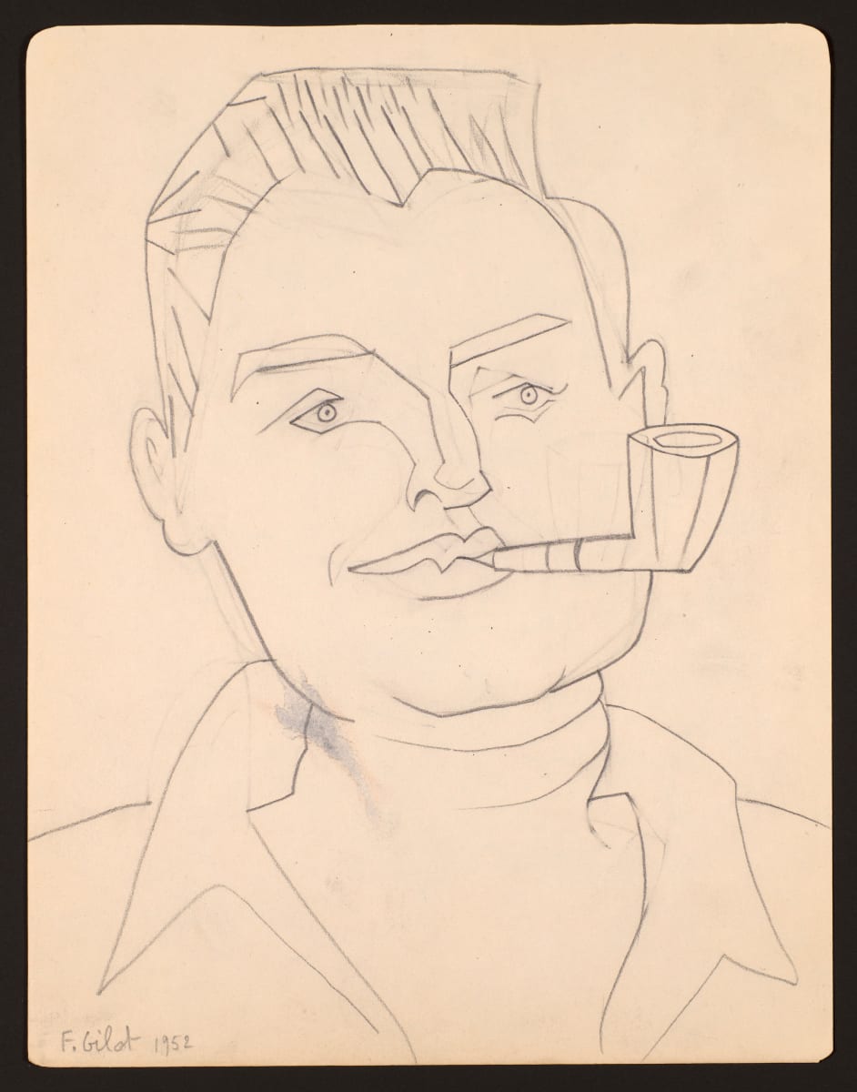 Edouard Pignon III by Françoise Gilot 