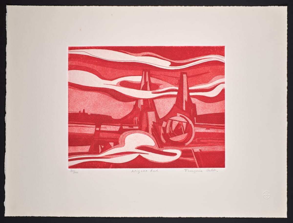 Arizona Red by Françoise Gilot 