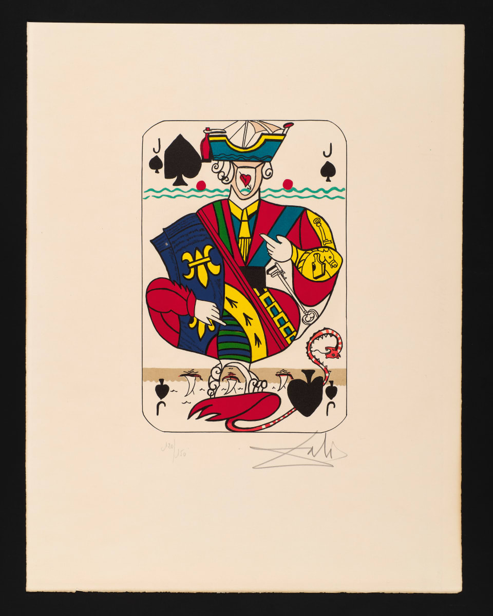 Spades (Jack) by Salvador Dalí 