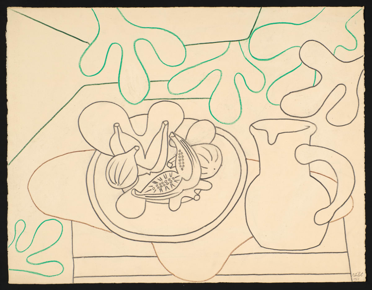 Figs on a Table by Françoise Gilot 