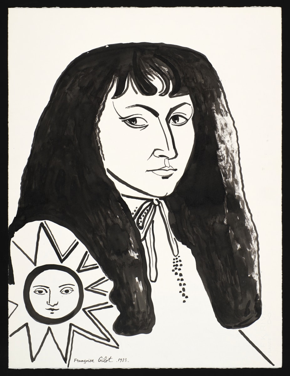 Louis XIV (Young) with Sun Emblem I by Françoise Gilot 