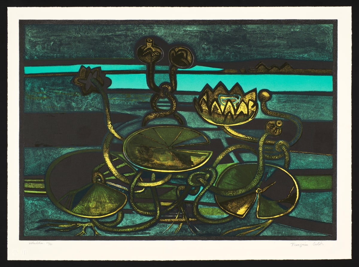 Waterlilies by Françoise Gilot 