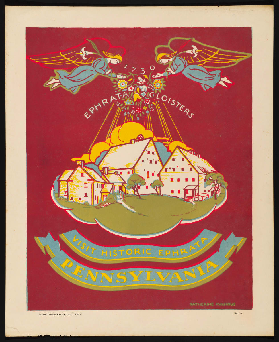 Ephrata Cloisters 1730 by Katherine Milhous 