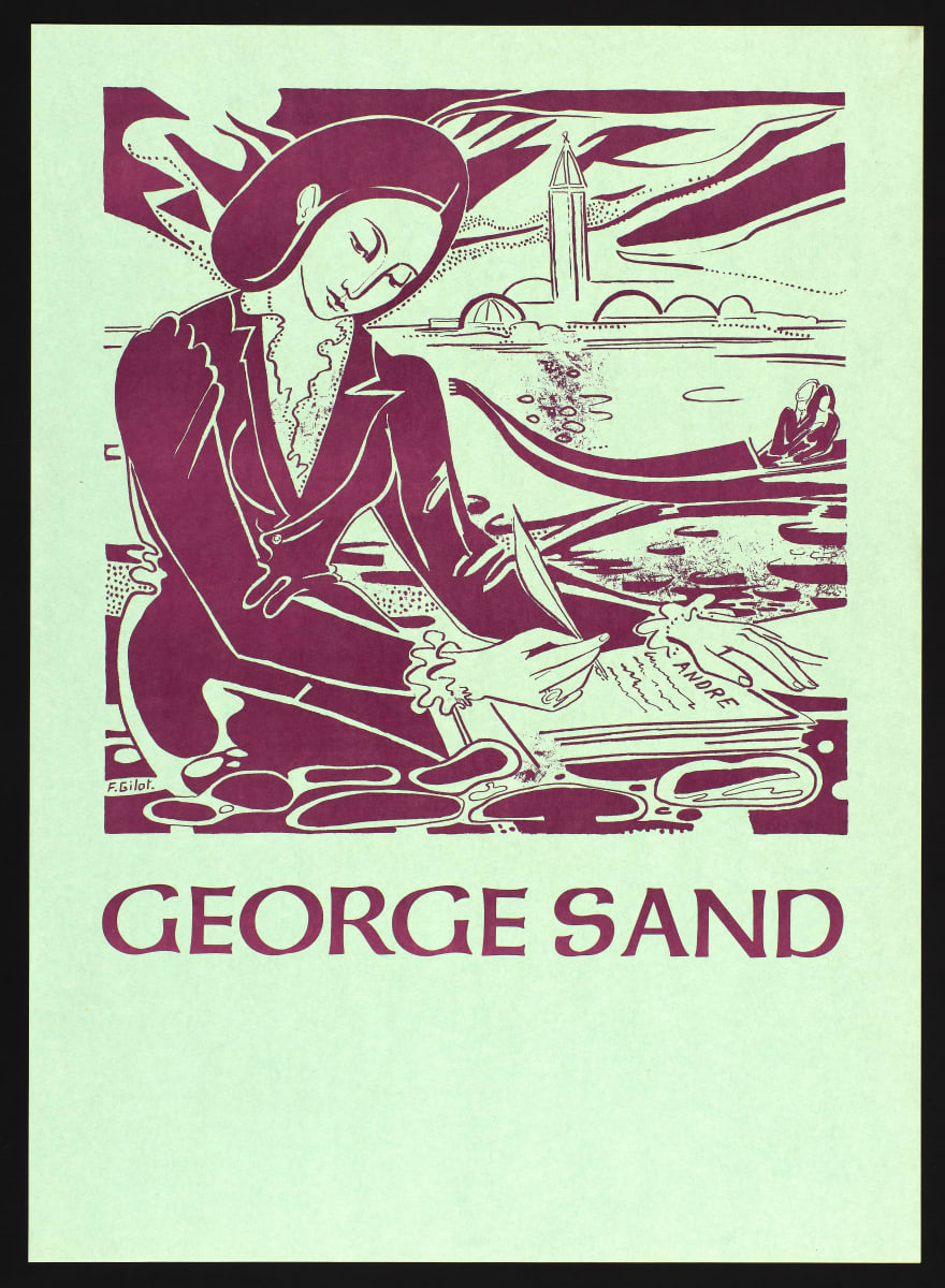 George Sand à Venise by Françoise Gilot 