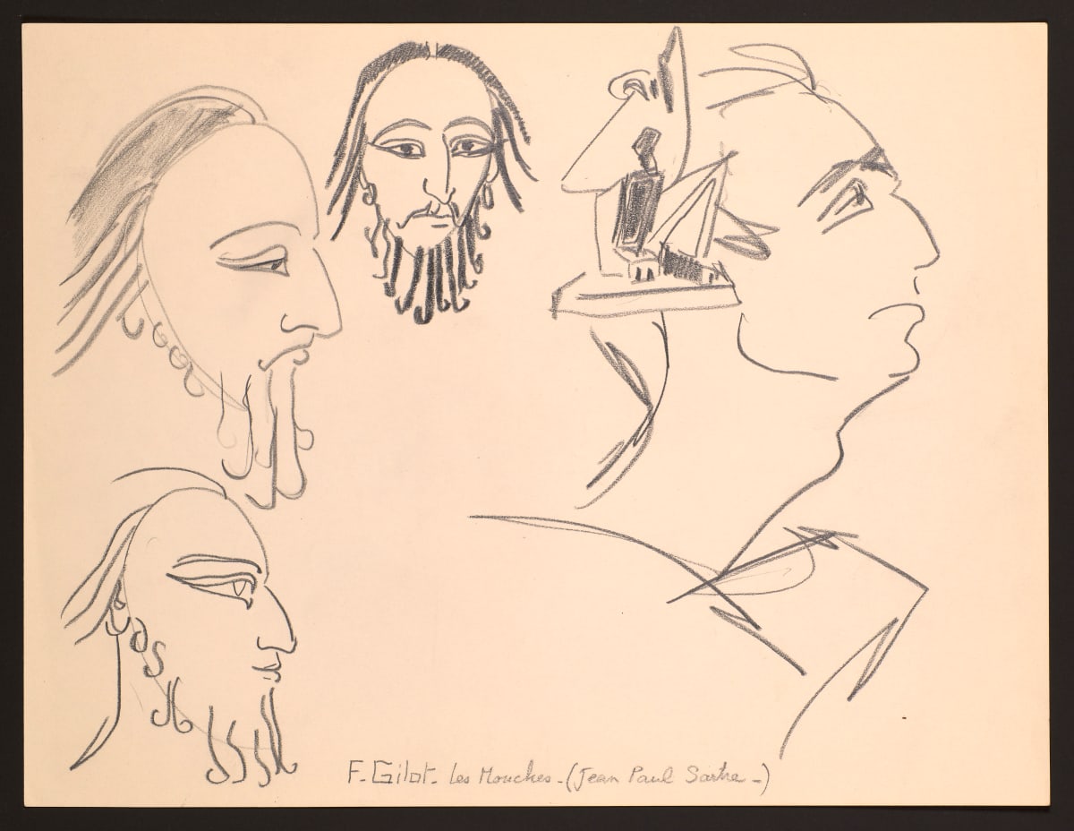 Les Mouches (Jean-Paul Sartre) by Françoise Gilot 