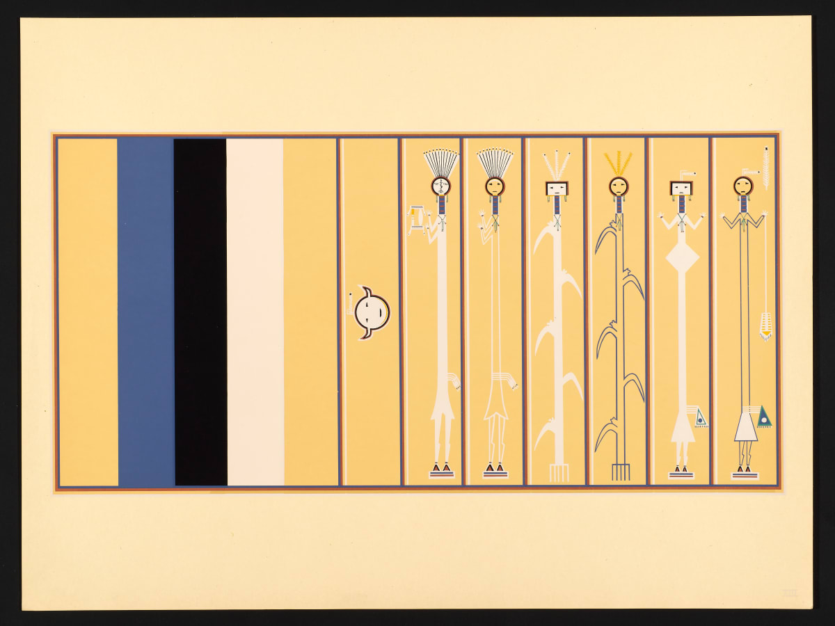 XIII from Where the Two Came to Their Father: Navajo War Ceremonial (portfolio) by Maud Oakes, Jeff King 