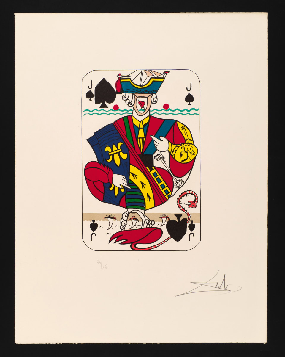 Spades (Jack) by Salvador Dalí 