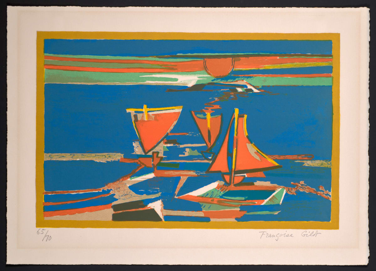 Red Sails in the Sunset by Françoise Gilot 