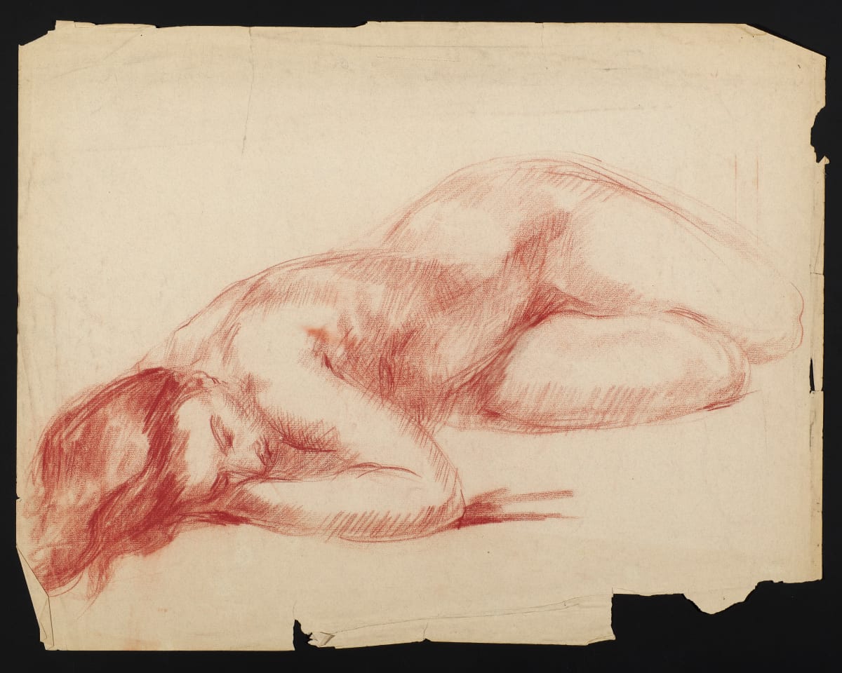 Reclining Nude by Ann Brockman 
