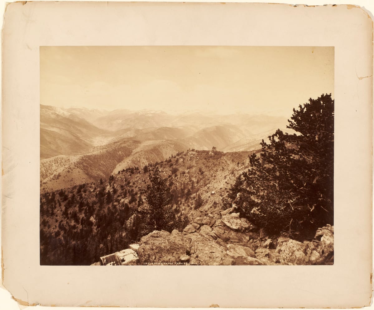 Snowy Range from Bellevue by Unknown Artist 