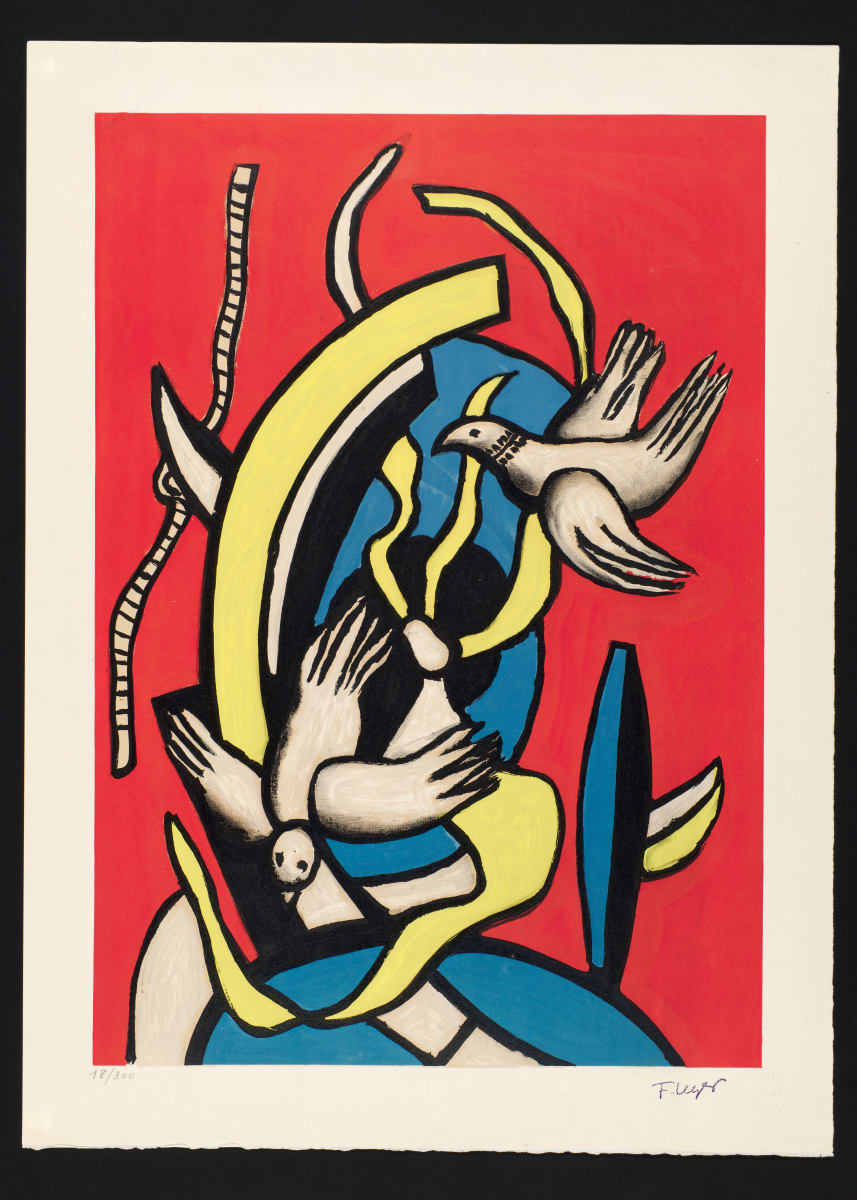 Untitled (doves) by Fernand Léger 